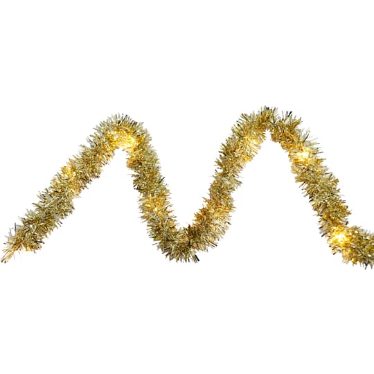 20ct. Warm White LED Tinsel String Lights by Ashland
